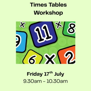 Holiday Program Times Tables Workshop